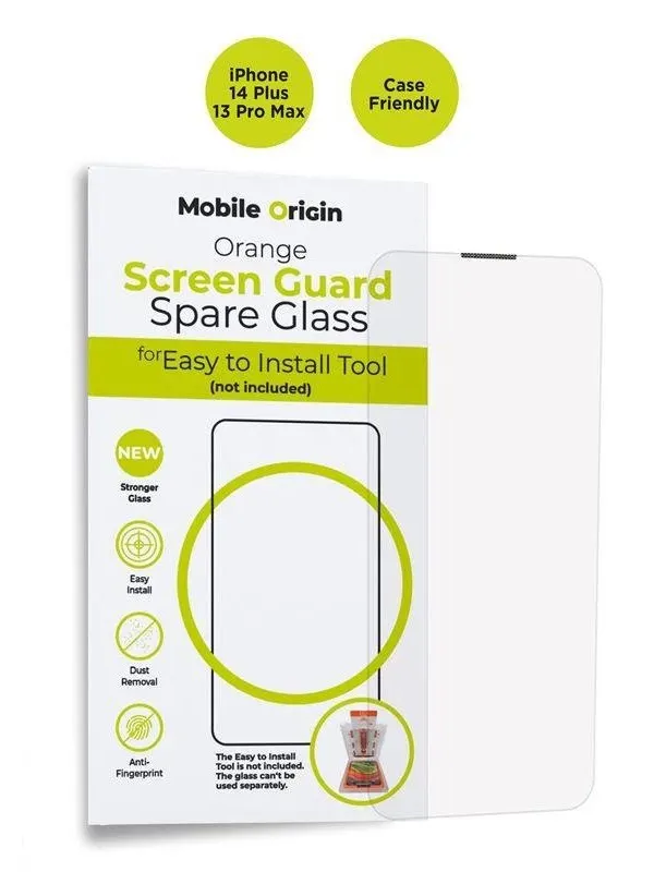 Mobile Origin Orange Screen Guard Spare Glass iPhone 14 Plus/13 Pro Max