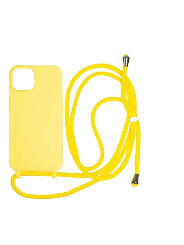 Mobile Origin Lanyard Case - yellow - iPhone 14