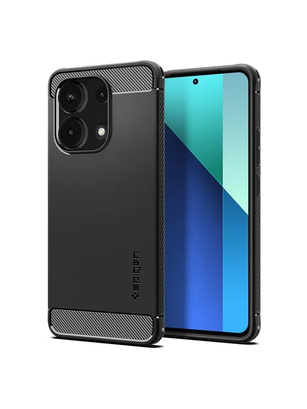 Spigen Rugged Armor - matte black - Xiaomi Redmi Note 13