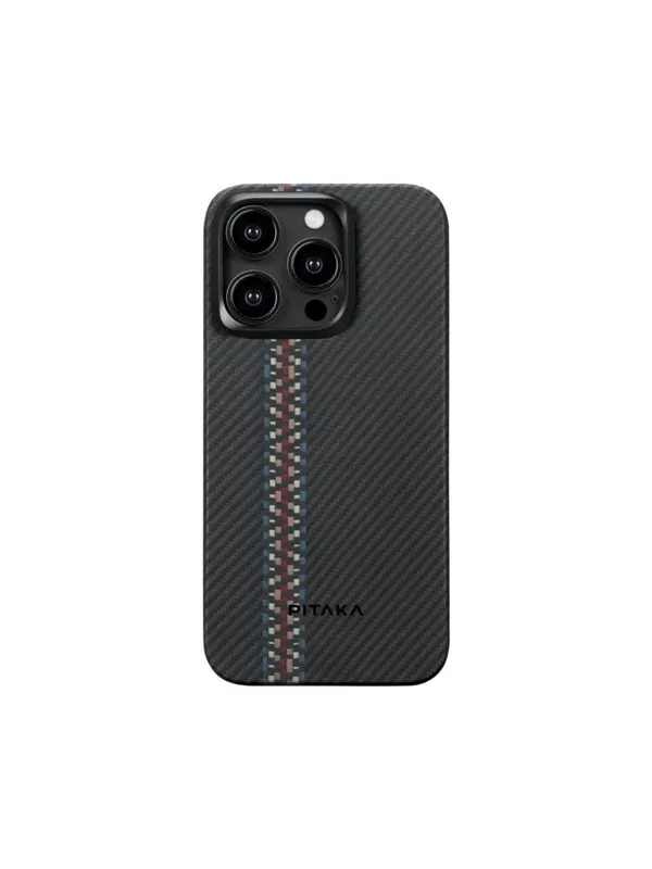 PITAKA Fusion Weaving MagEZ 4 600D rhapsody - iPhone 15 Pro Max