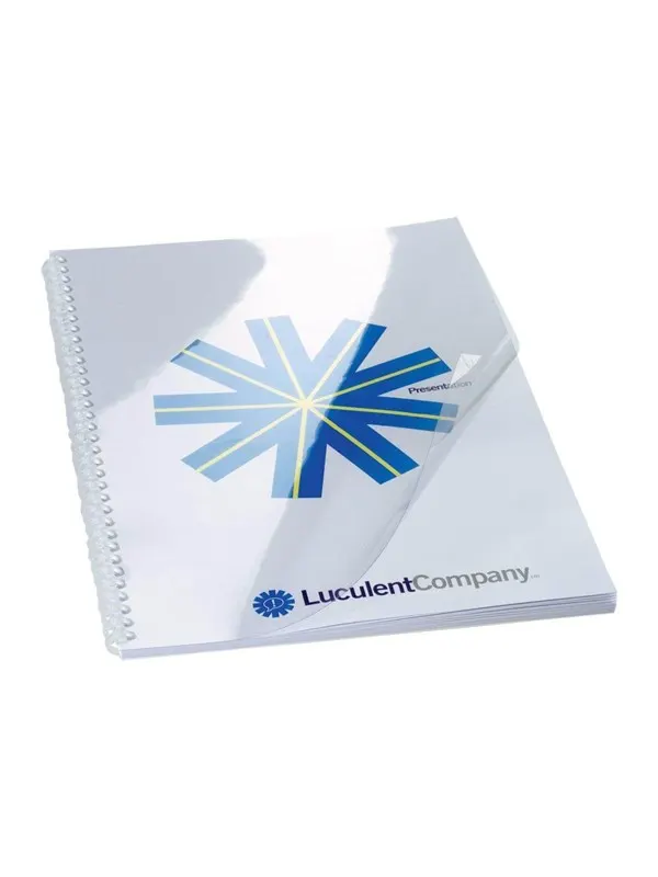 GBC HiClear - 100 pcs. - PVC binding cover
