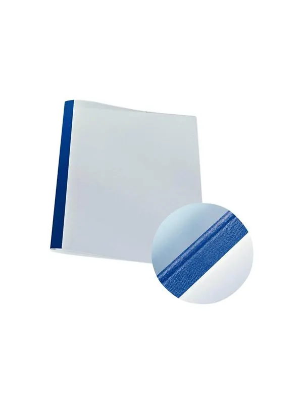 Leitz Liminbindningsomslag Linne 1.5 mm Blå