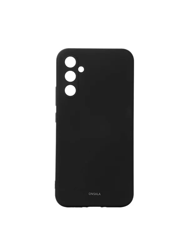 ONSALA Phone Case with Silicone Feel Black - Samsung A35 5G
