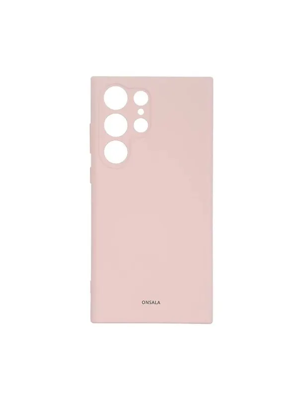 ONSALA Phone Case Silicone Chalk Pink - Samsung S23 Ultra 5G