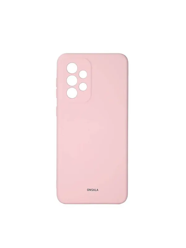ONSALA Phone Case Silicone Chalk Pink - Samsung A33