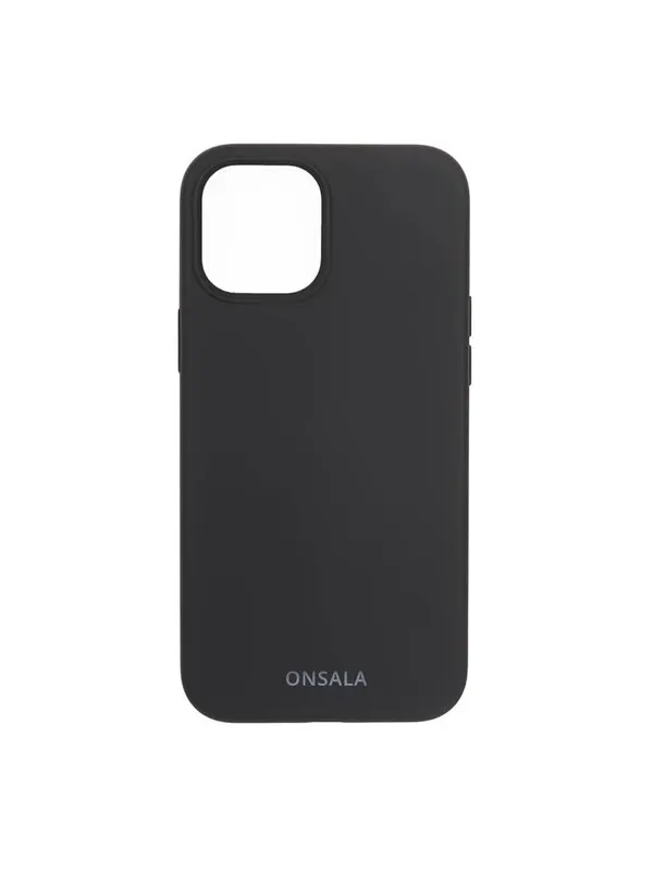 ONSALA Phone Case Silicone Black - iPhone 12 Pro Max