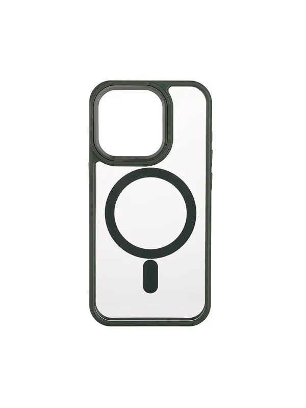 ONSALA Phone Case Bumper MagSeries Green &amp; Clear - iPhone 15 Pro