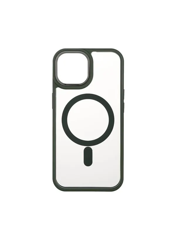 ONSALA Phone Case Bumper MagSeries Green &amp; Clear - iPhone 15