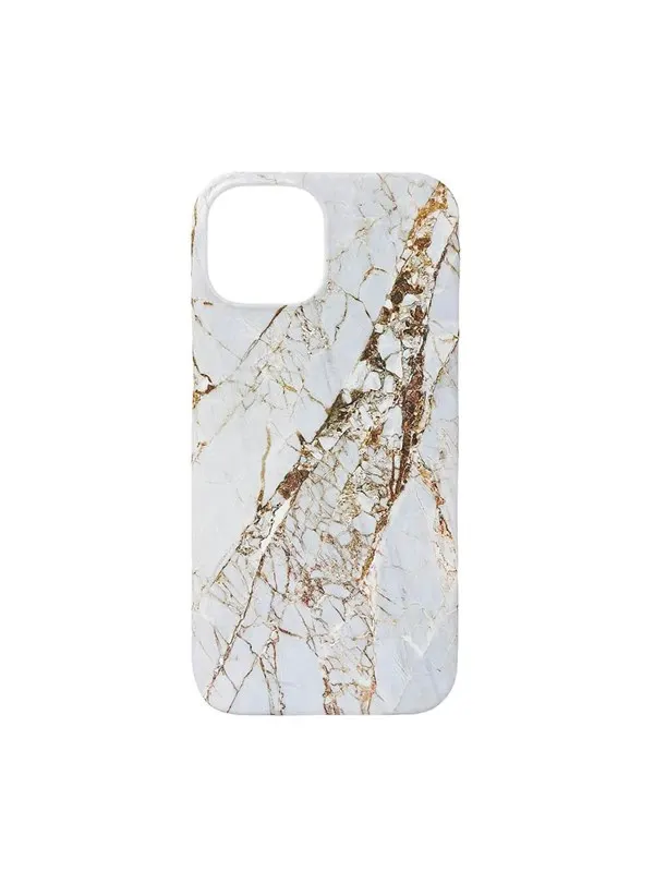 ONSALA Phone Case MagSeries White Rhino Marble - iPhone 15