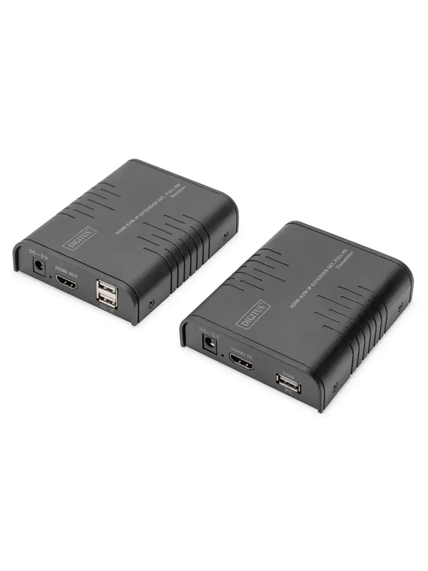 DIGITUS DS-55529 HDMI KVM IP Extender Set Full HD