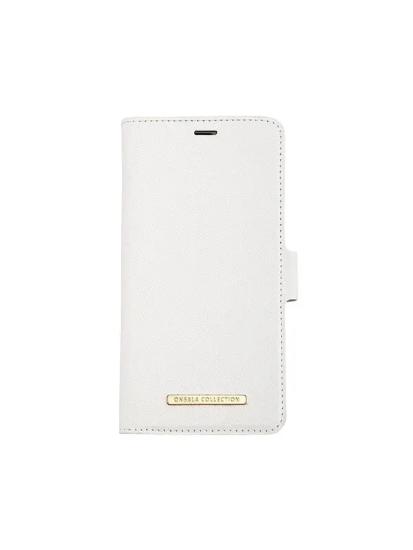 ONSALA Wallet Case Saffiano White - iPhone 11 Pro Max