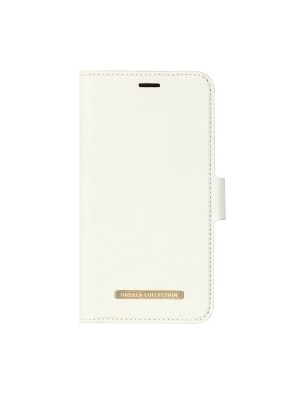 ONSALA Mobile Wallet Saffiano White iPhoneX/Xs