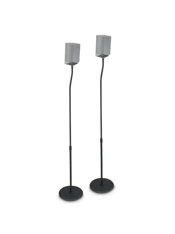 Hama Speaker Stand Universal 2-pack Black - Max 5 kg - recommended for