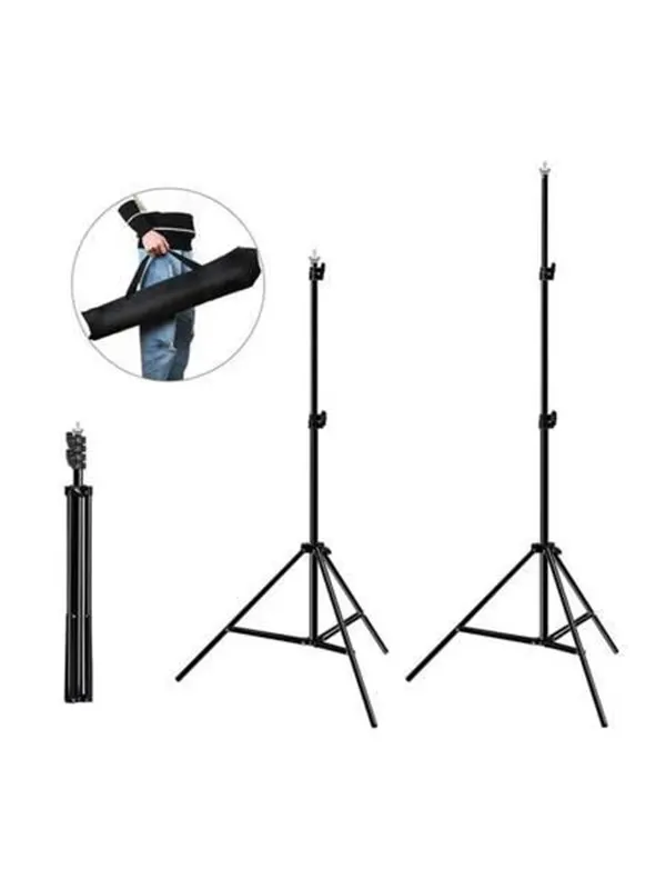 Puluz Photo studio background support 2x2m + Backdrops 3 pcs PKT5204