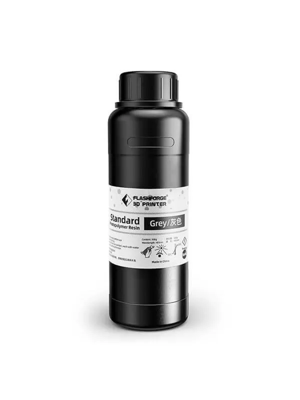 FlashForge Standard Resin Grey 0.5KG 3D Printing Resin