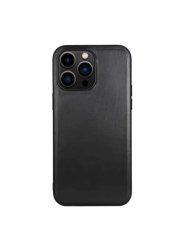 Buffalo Phone Case Leather MagSeries Black - iPhone 14 Pro Max