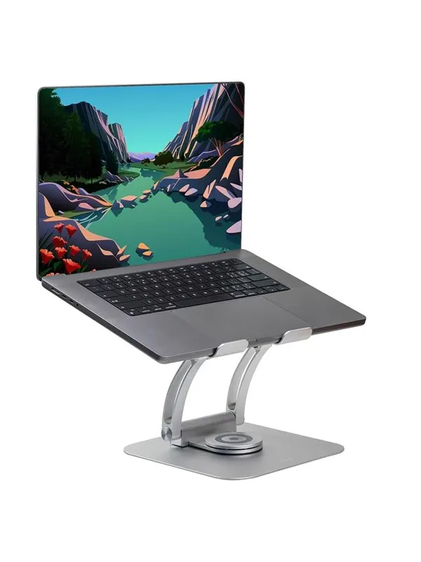 Desire2 Laptop Stand Supreme Dual Pivot Plus Silver