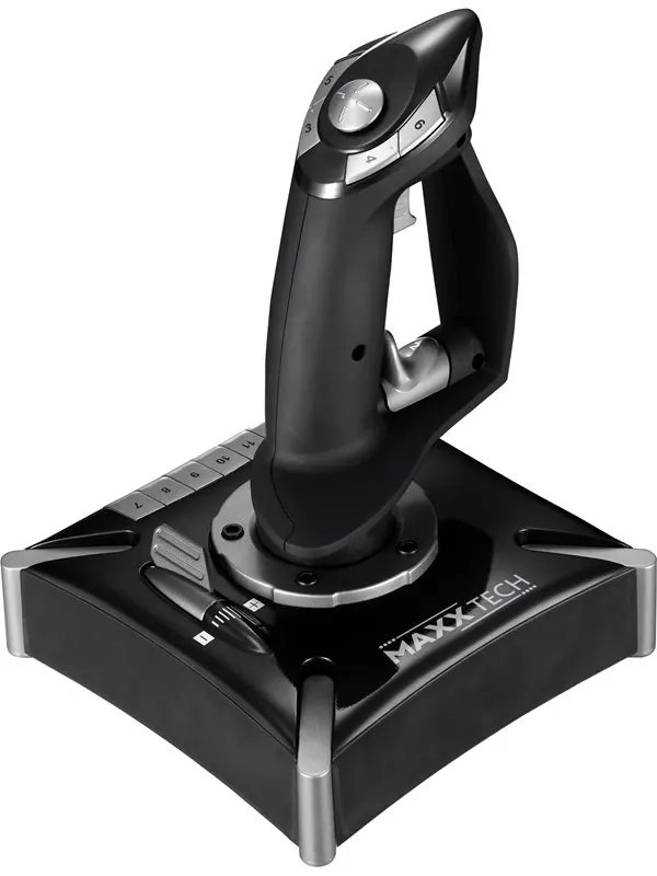 MAXX TECH Pro Flight Combo - Wired Joystick - Sony PlayStation 4