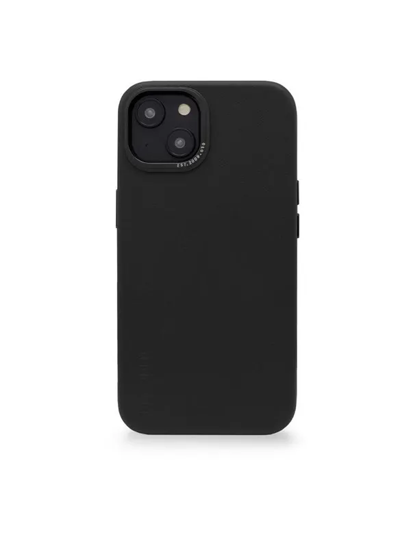 Decoded Leather Backcover for iPhone 14 Plus Black