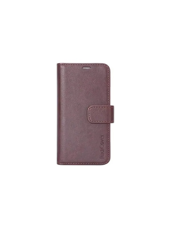 Radicover Radiationprotected Mobilewallet PU iPhone 5/5S/SE Flipcover Brown