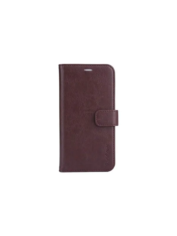 Radicover Anti Radiation Mobile Case PU Leather iPhone 13 Flipcover Brown