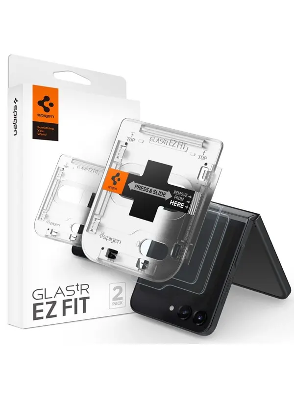 Spigen Glass tR EZ Fit Cover 2 Pack Transparency - Samsung Galaxy Z Flip5