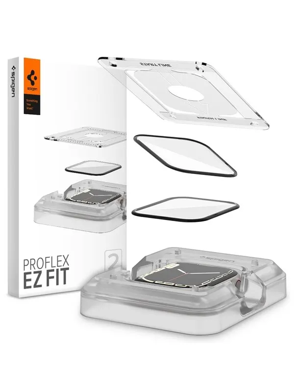 Spigen ProFlex EZ Fit 2 Pack - Apple Watch 9/8/7 45mm