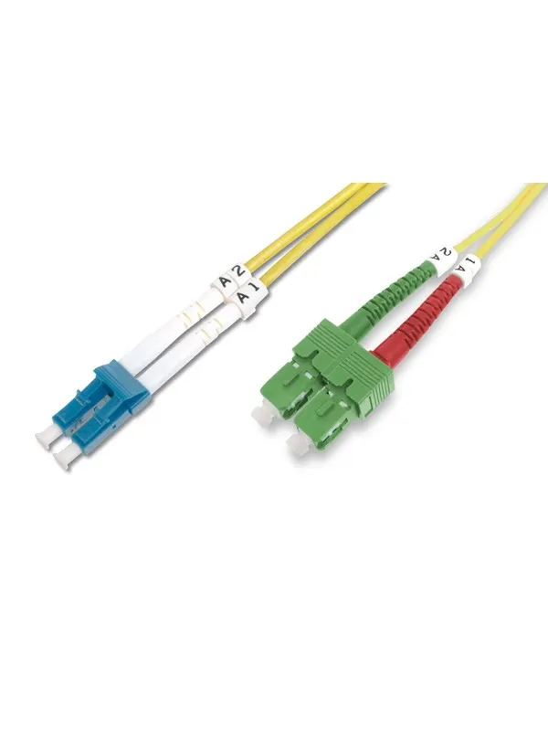 DIGITUS Fiber Optic Singlemode Patchcable SC to LC - 1m - 1m