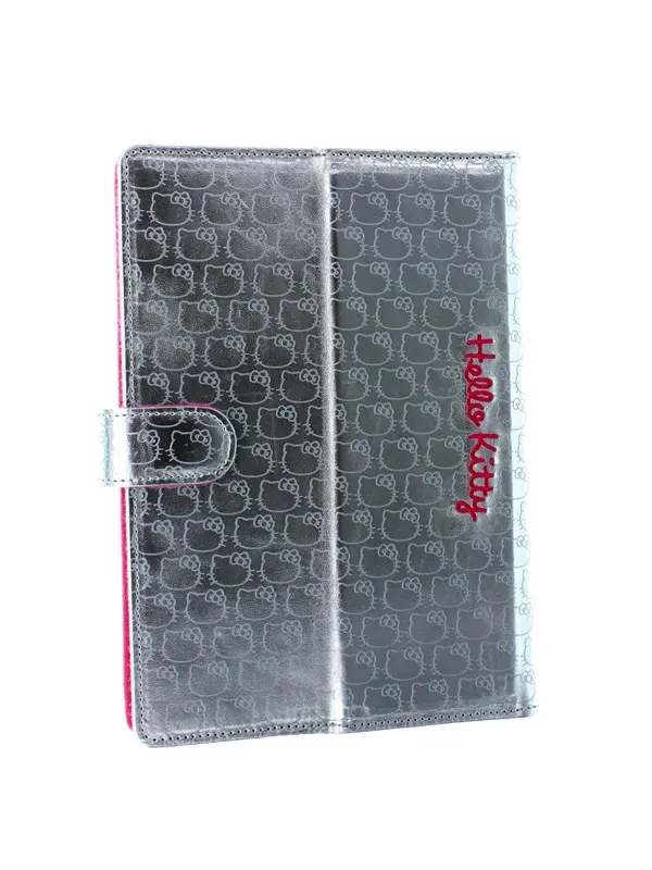 Hello Kitty Tablet Folder Silver 7-8tum Universal