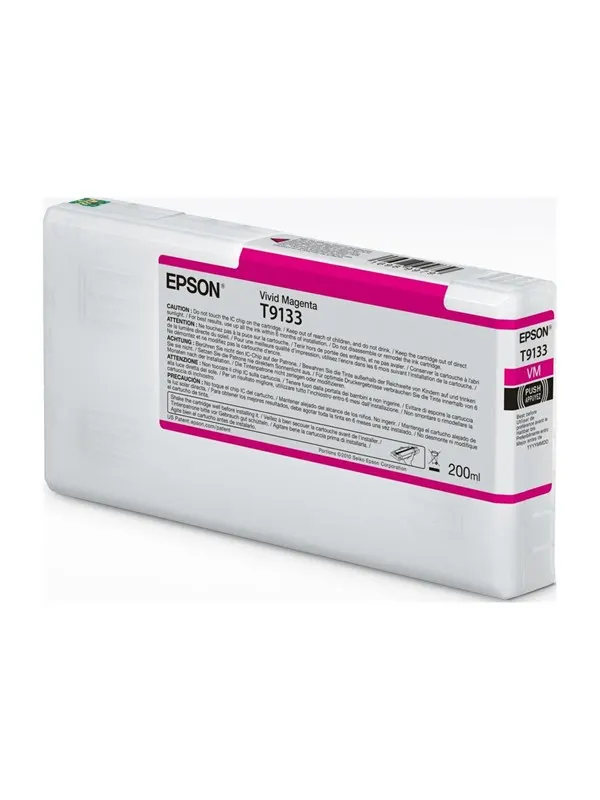 Epson T9133 - vivid magenta - original - ink cartridge
