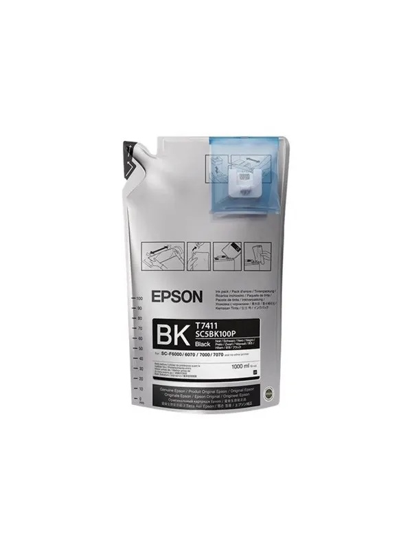 Epson T7411 - 6-pack - black - original - ink refill