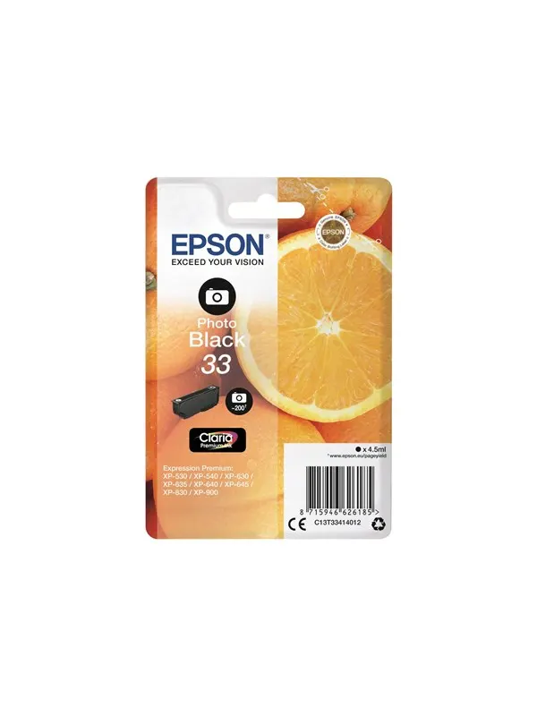 Epson 33 - photo black - original - ink cartridge