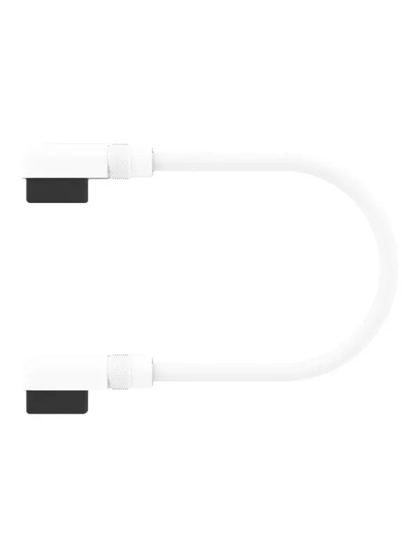 Corsair iCUE LINK Cable - 60cm - 90° Connector - White