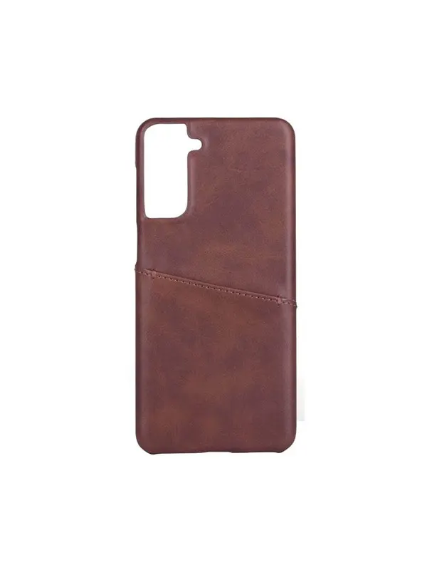 ONSALA Mobile Cover Brown with Cardpocket Samsung S21+/S30+ 5G