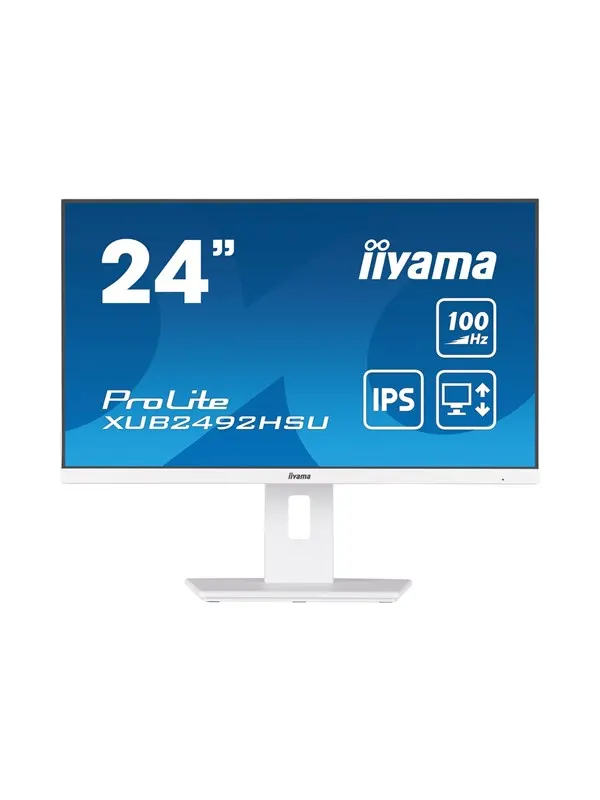 24" iiyama ProLite XUB2492HSU-W6 - 1920x1080 (FHD) - 100Hz - IPS