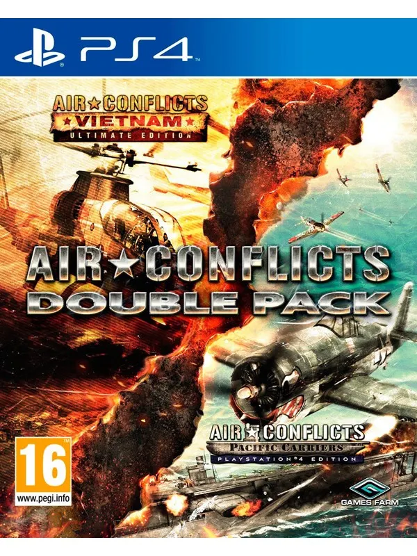 Air Conflicts: Double Pack (Vietnam Ultimate Edition &amp; Pacific Carriers Ultimate Edition) - Sony PlayStation 4 - Samling
