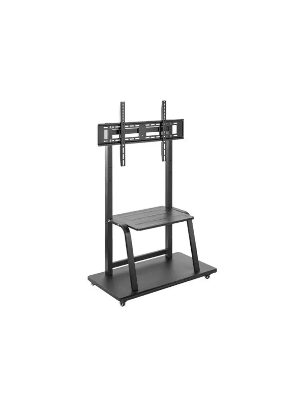Gembird TVS-100F-01 cart - for TV - black - Max 150 kg - recommended for 100"