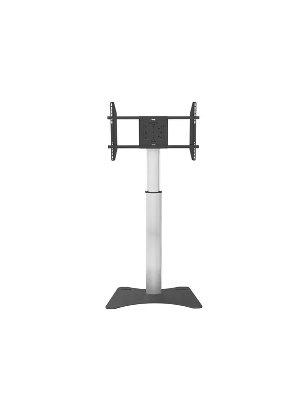 TECHLY stand - for flat panel - black silver - Max 40 kg - recommended for 70"