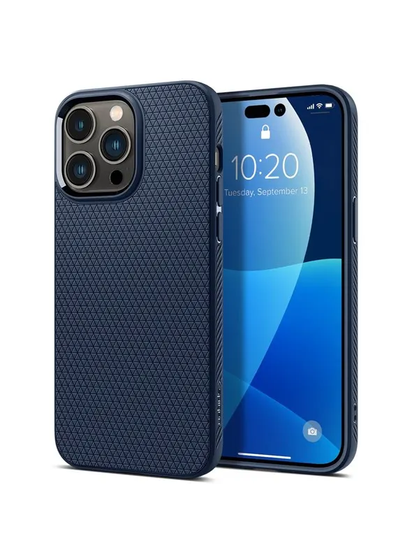 Spigen Liquid Air - navy blue - iPhone 14 Pro