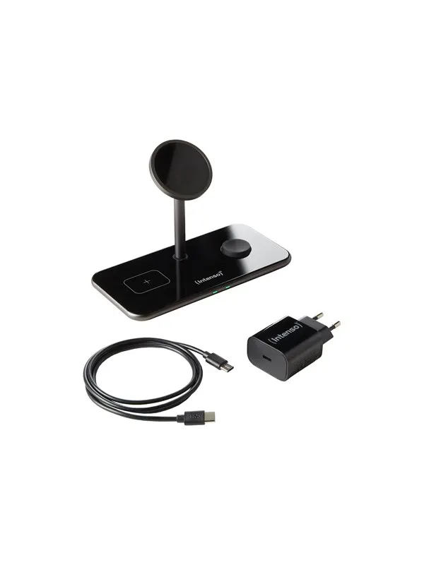 Intenso 3-in-1 Magnetic Wireless Charger MB13 black