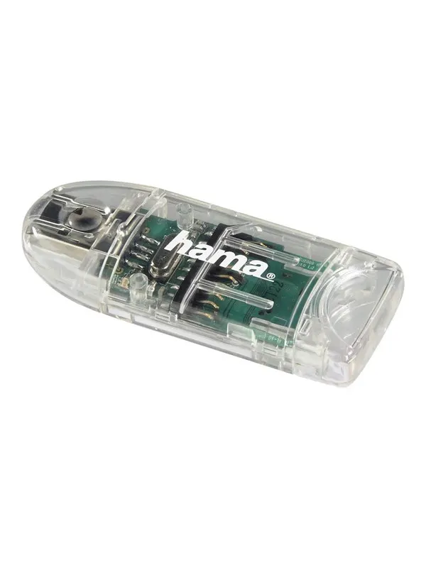 Hama "8in1" USB 2.0 Card Reader SD / microSD transparent