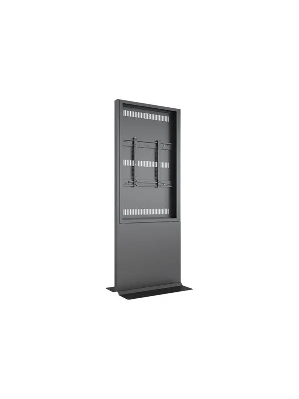 Multibrackets M Pro Series - stand - for LCD display - enclosure totem - black - Max 35 kg - recommended for 55"