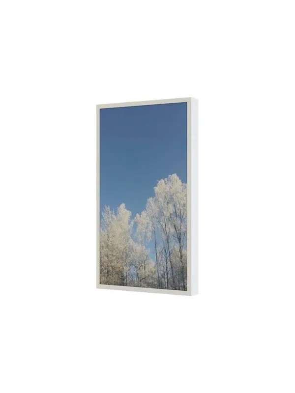 HI-ND EASY - mounting kit - for digital signage LCD panel - portrait - white - Max - recommended for 85"