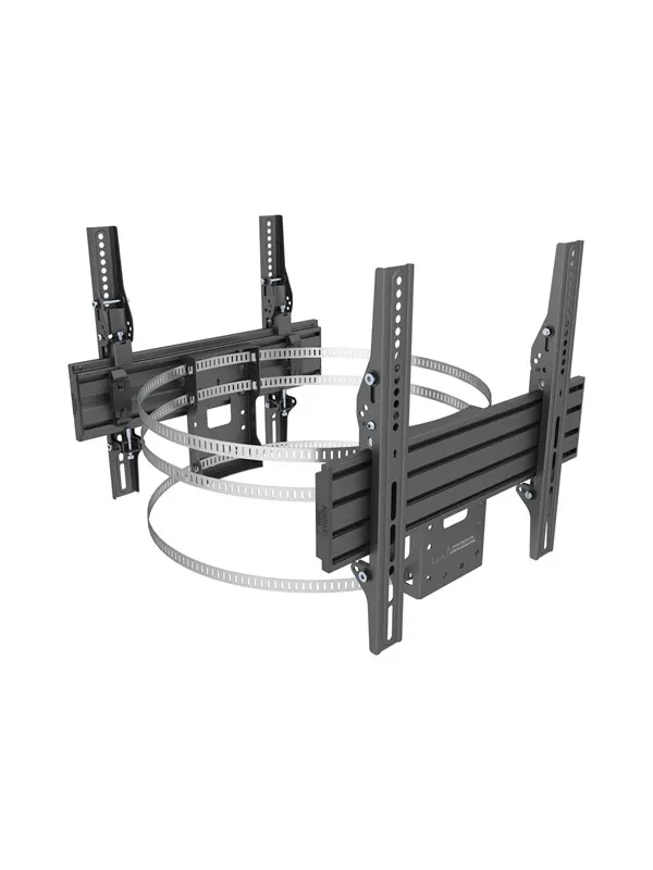 Multibrackets M Pro Series - mounting kit - dual side - for 2 flat panels - black - Max 35 kg - recommended for 65"