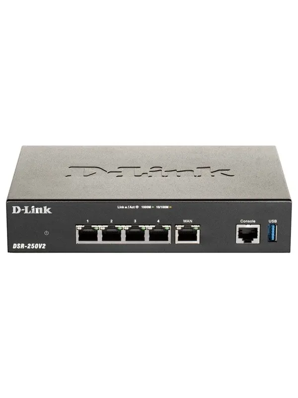 D-Link DSR-250V2 Unified Services VPN Router - Router