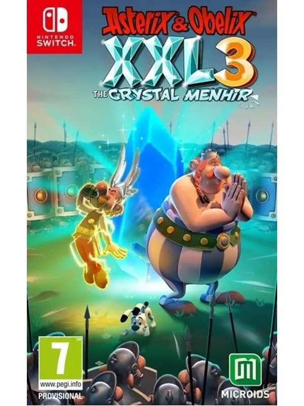 Asterix &amp; Obelix XXL 3: The Crystal Menhir (Code in a Box) - Nintendo Switch - Plattformsspelare