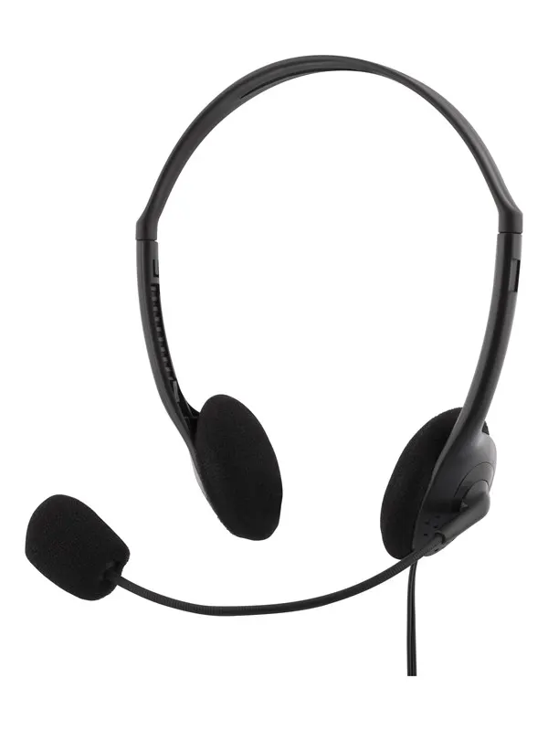 Deltaco Stereo Headset On-Ear Microphone