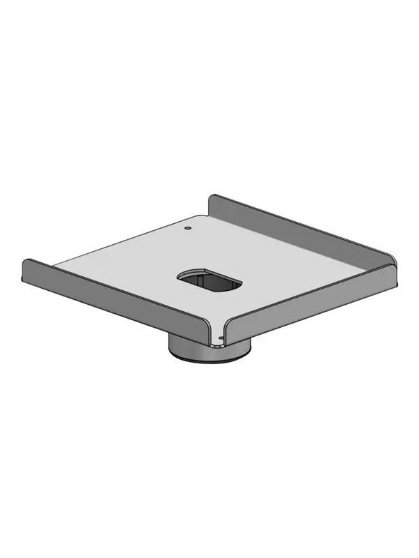 Ergonomic Solutions SpacePole Essentials - mounting component - for printer - black - Max - recommended for