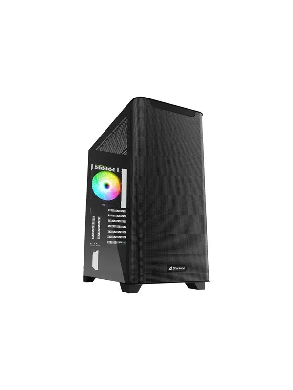 Sharkoon M30 RGB - mid tower - extended ATX - Chassi - Tower - Svart