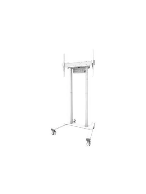 Neomounts FL55-875WH1 - cart - for flat panel - motorised - white - Max 110 kg - recommended for 100"